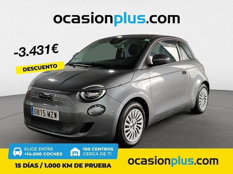 Gris Usado 2022 Fiat 500e Action Utilitario | 12.400 € (Precio justo) - Imagen 1/4