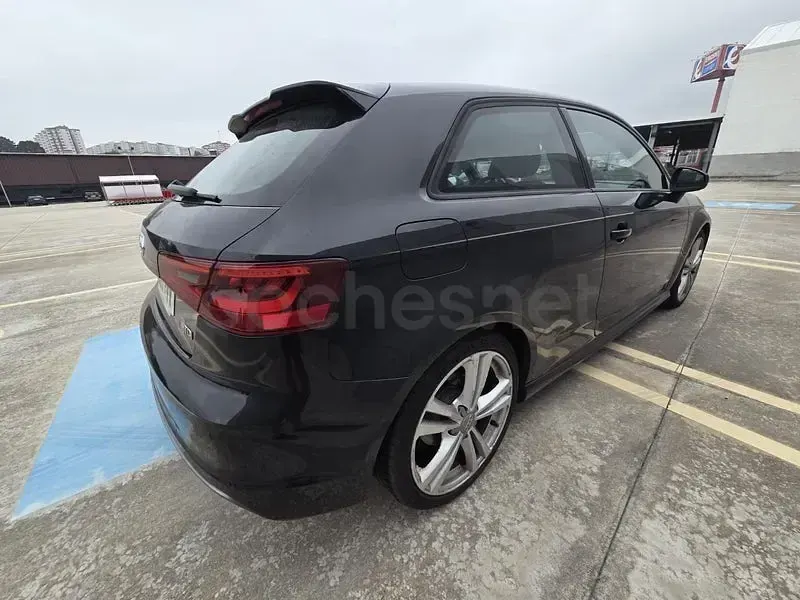 Usado Audi A3 S-Line 150 CV (110 kW) 2014 Negro Berlina
