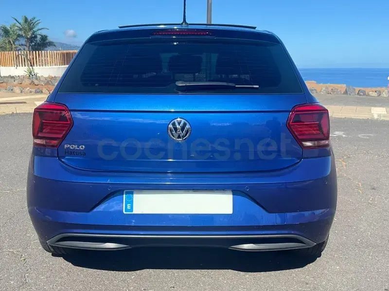 Usado VW Polo Sportline 95 CV (69 kW) 2019 Azul Utilitario