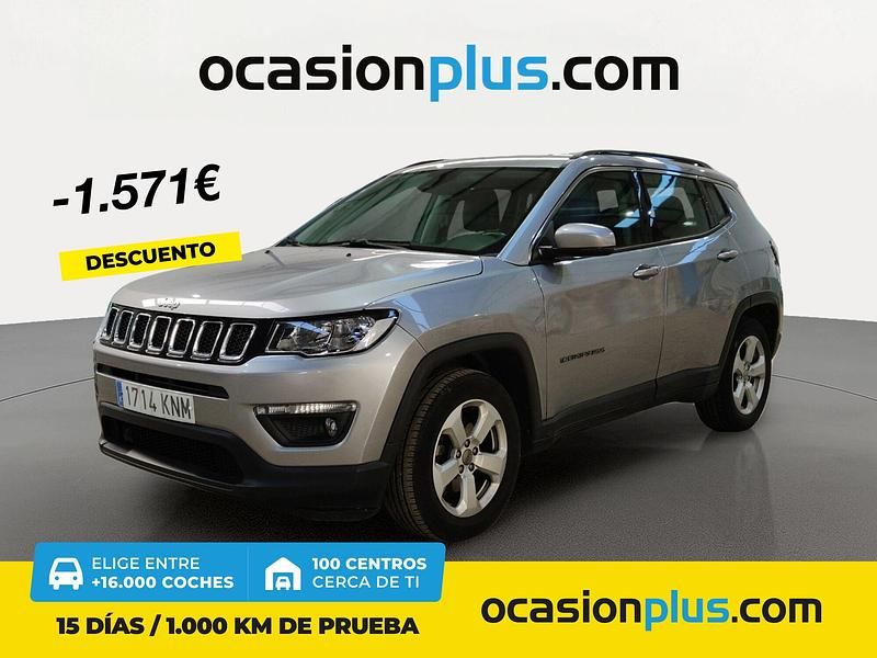 Gris / plata Usado 2018 Jeep Compass Longitude SUV | 17.290 € (Caro) - Imagen 1/4