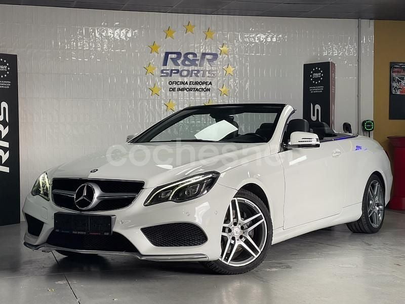 Blanco Usado 2014 Mercedes E220 Descapotable | 21.990 € (Precio justo) - Imagen 1/4