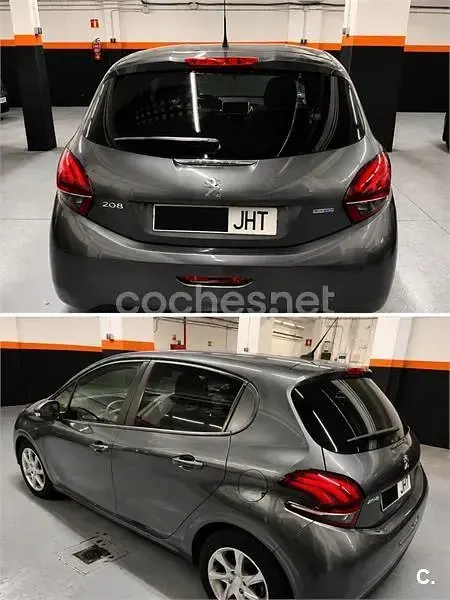 Usado Peugeot 208 Active 100 CV (73 kW) 2015 Gris / plata Utilitario
