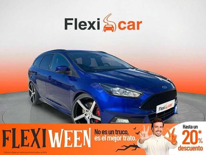 Azul Usado 2017 Ford Focus ST Familiar | 16.690 € - Imagen 1/4
