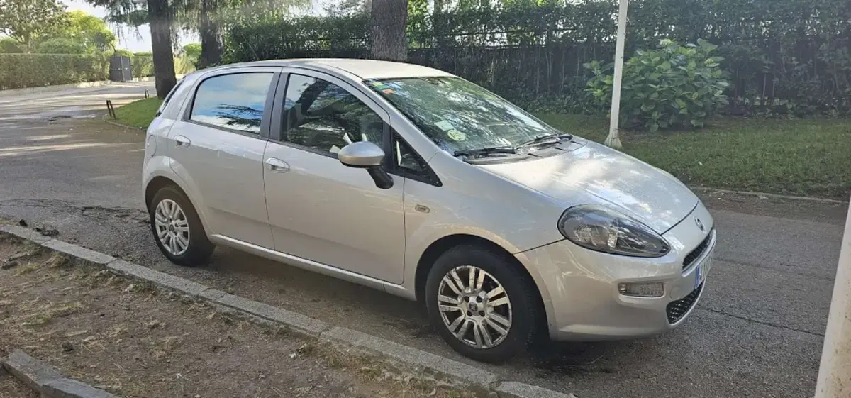 Usado Fiat Punto Easy 95 CV (69 kW) 2014 Gris Utilitario