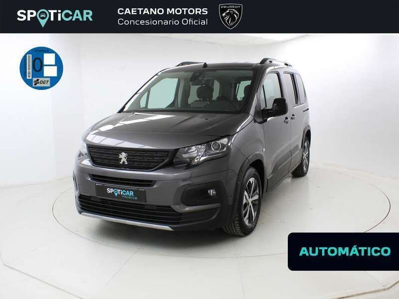 Gris platinium (metalizado) Usado 2023 Peugeot e-Rifter GT Monovolumen | 26.990 € (Precio justo) - Imagen 1/4