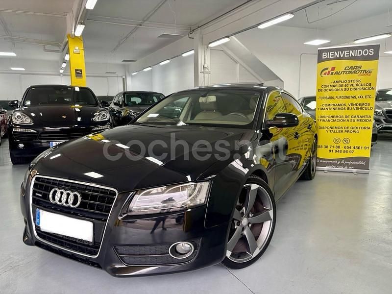 Negro Usado 2011 Audi A5 Sportback Sport Utilitario | 11.500 € (Buen precio) - Imagen 1/4