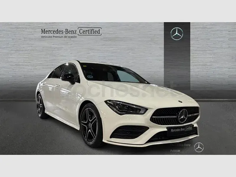 Usado Mercedes CLA200 163 CV (119 kW) 2020 Blanco Coupe