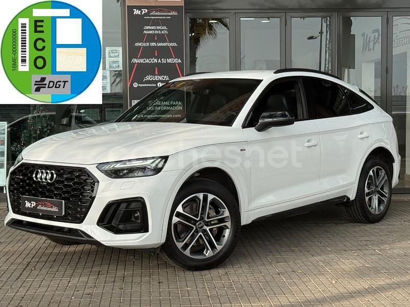 Usado Audi Q5 Sportback S-line plus 204 CV (150 kW) 2021 Blanco SUV