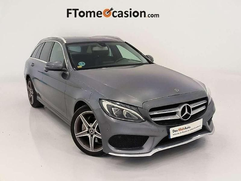 Gris Usado 2018 Mercedes C220 Familiar | 22.850 € (Caro) - Imagen 1/4