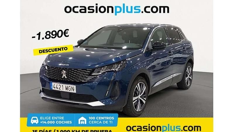 Azul Usado 2023 Peugeot 3008 Allure Monovolumen | 17.910 € (Precio justo) - Imagen 1/4