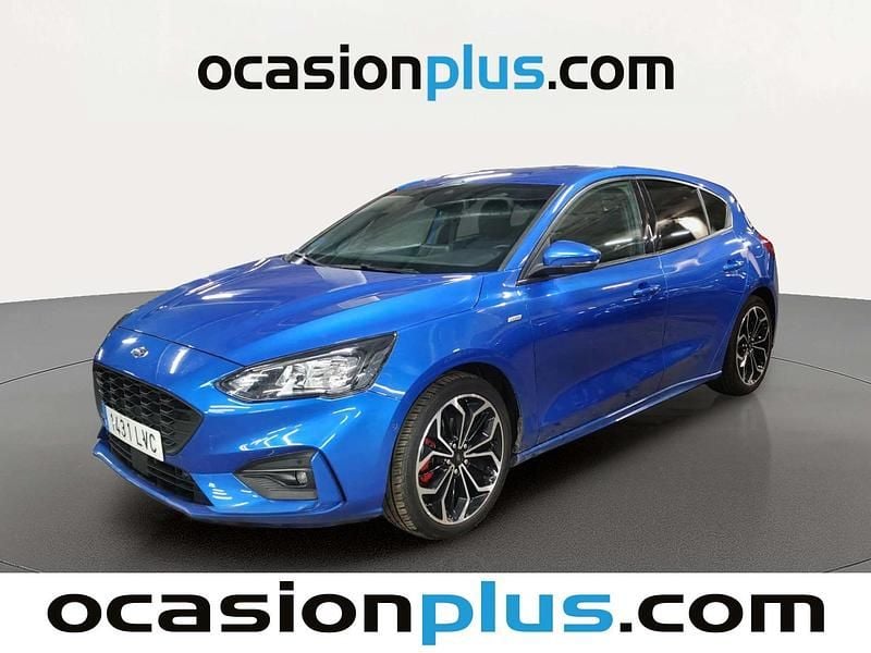 Azul Usado 2021 Ford Focus ST-Line X Utilitario | 14.355 € (Precio justo) - Imagen 1/4