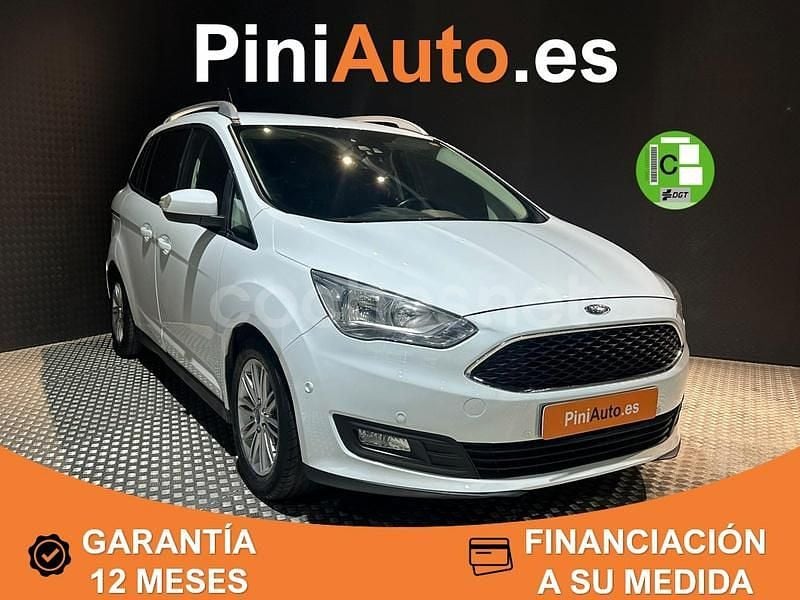 Usado Ford Grand C-Max Trend 120 CV (88 kW) 2018 Blanco Monovolumen