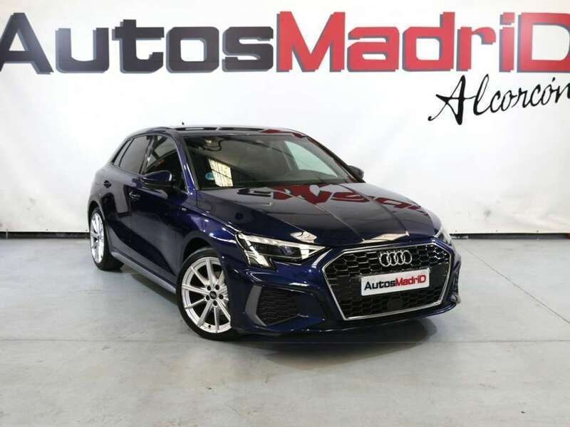 Azul Usado 2023 Audi A3 Sportback S-Line Berlina | 26.490 € (Buen precio) - Imagen 1/4