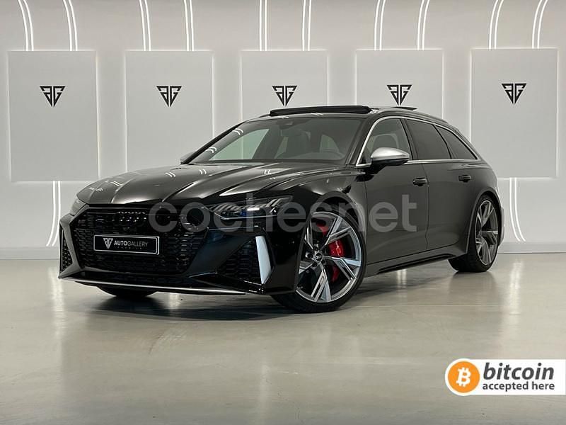 Negro Usado 2021 Audi RS6 Familiar | 116.900 € (Caro) - Imagen 1/4