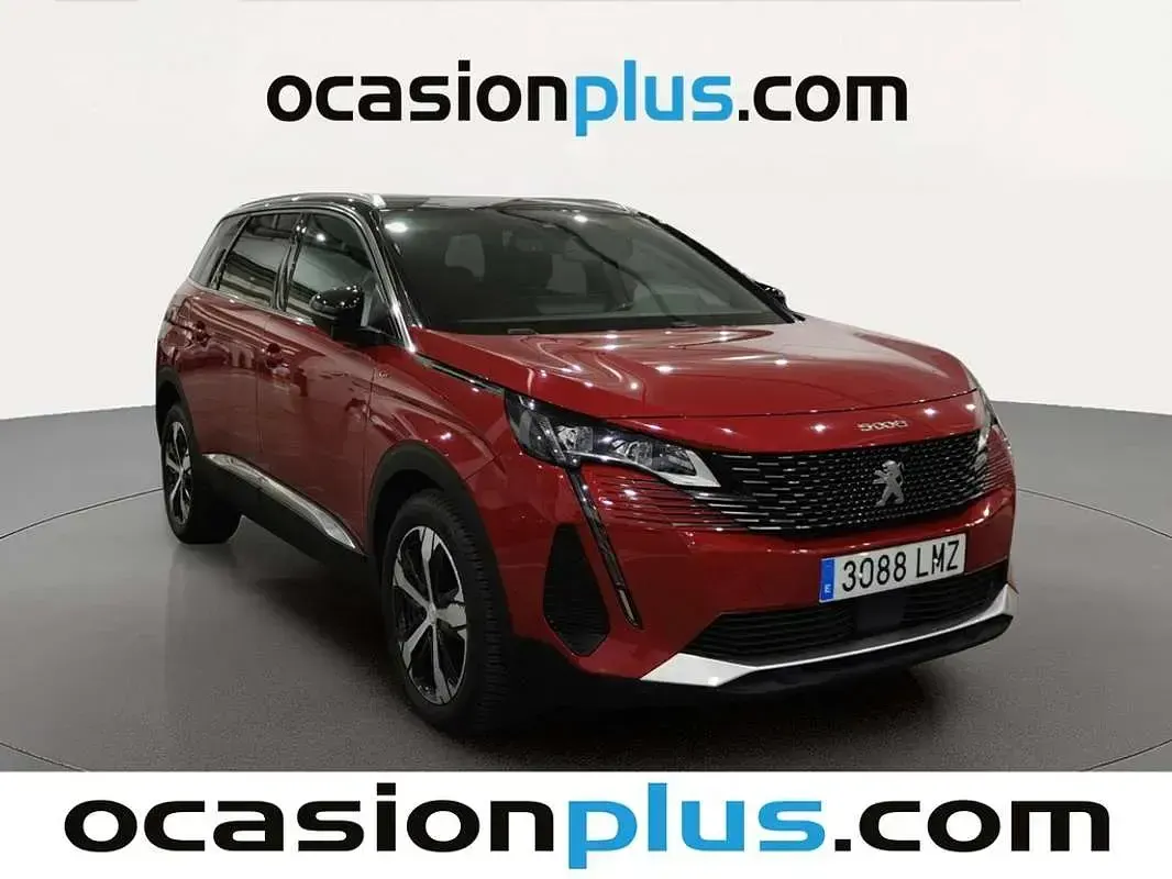 Usado Peugeot 5008 GT 131 CV (96 kW) 2021 Rojo SUV