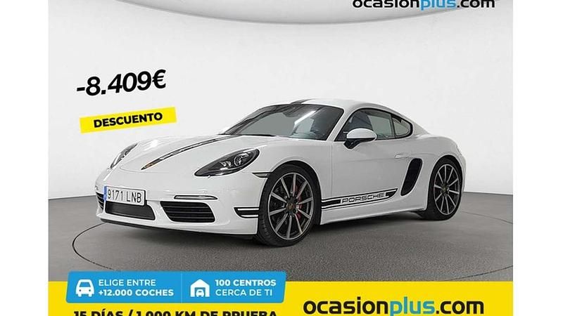 Blanco Usado 2021 Porsche Cayman S Coupe | 71.728 € - Imagen 1/4