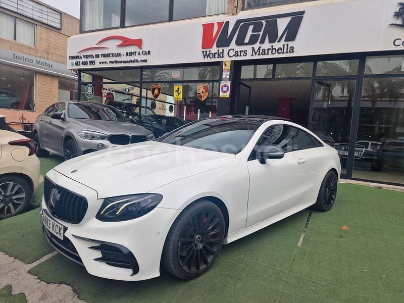 Blanco Usado 2017 Mercedes E220 Coupe | 30.999 € (Precio justo) - Imagen 1/4
