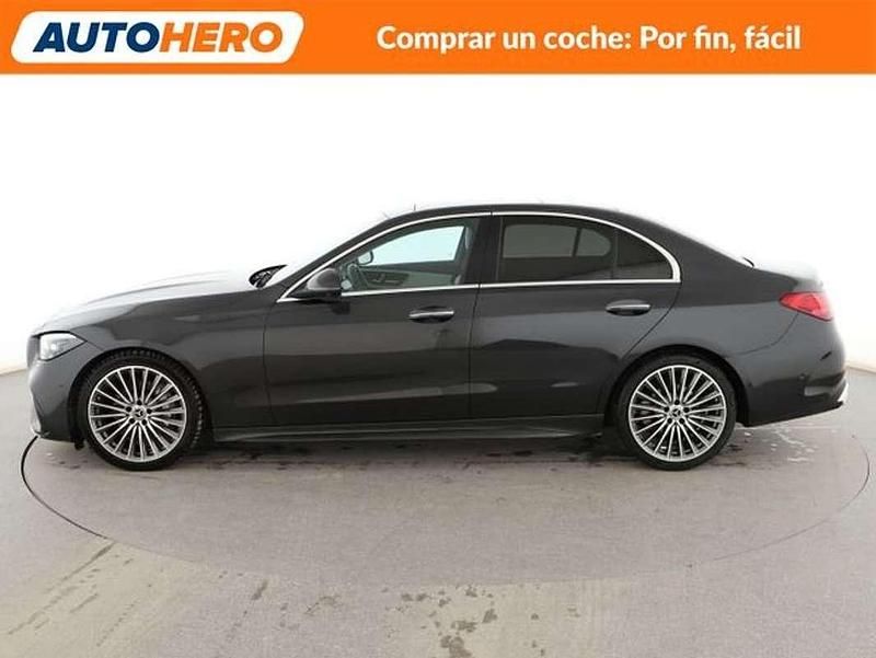 Usado Mercedes C220 AMG line 200 CV (147 kW) 2022 Negro Berlina