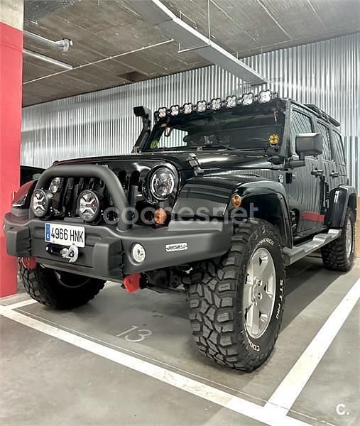Usado Jeep Wrangler Unlimited Sahara 200 CV (147 kW) 2012 Negro SUV