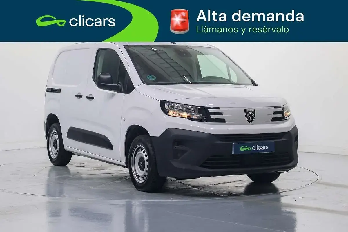 Usado Peugeot Partner S 102 CV (75 kW) 2024 Blanco Monovolumen