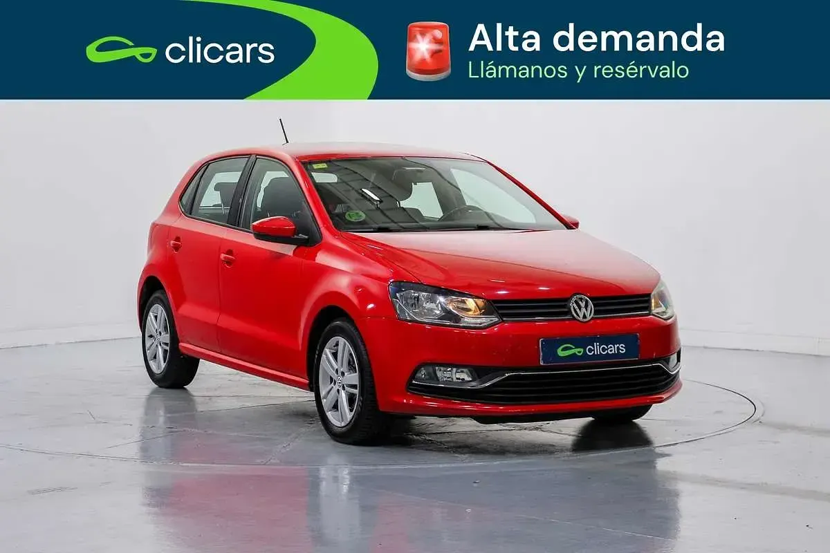 Usado VW Polo Advance 75 CV (55 kW) 2014 Rojo Utilitario
