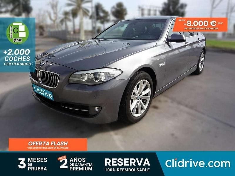 Gris Usado 2011 BMW 528 Berlina | 12.890 € - Imagen 1/4