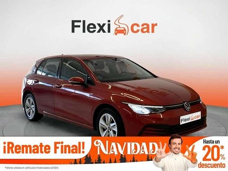 Rojo Usado 2022 VW Golf Life Berlina | 20.490 € (Precio justo) - Imagen 1/4