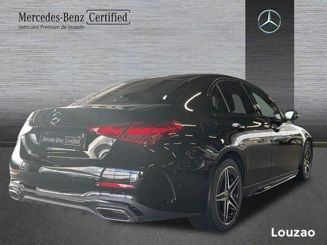 Usado Mercedes C300e AMG line 313 CV (230 kW) 2024 Negro obsidiana