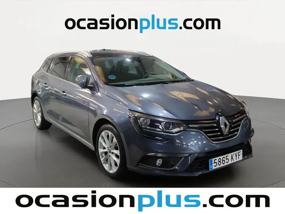 Usado Renault Mégane GrandTour Zen 140 CV (102 kW) 2019 Azul Familiar