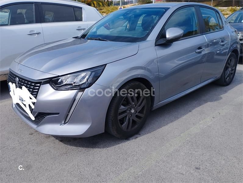Usado Peugeot 208 Style 100 CV (73 kW) 2021 Gris / plata Utilitario