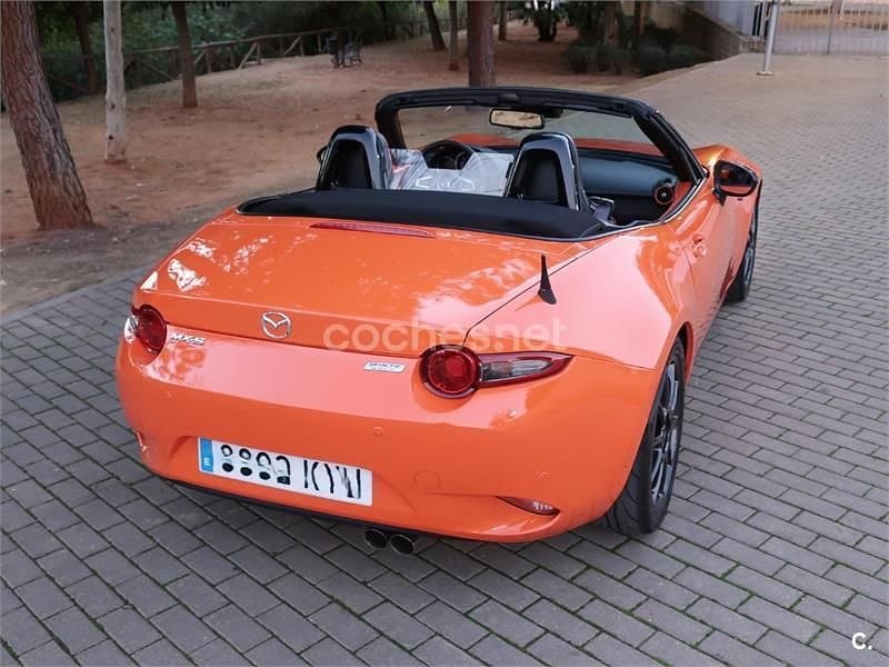 Usado Mazda MX5 184 CV (135 kW) 2019 Naranja Descapotable