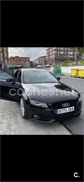 Usado Audi A4 S-Line 160 CV (117 kW) 2009 Negro Berlina
