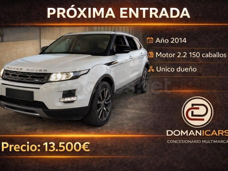 Blanco Usado 2014 Land Rover Range Rover evoque Pure SUV | 13.500 € (Precio justo) - Imagen 1/1