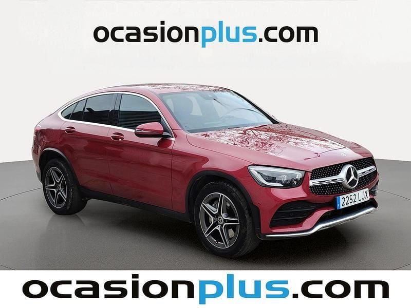 Usado Mercedes GLC220 AMG 194 CV (142 kW) 2020 Rojo Coupe