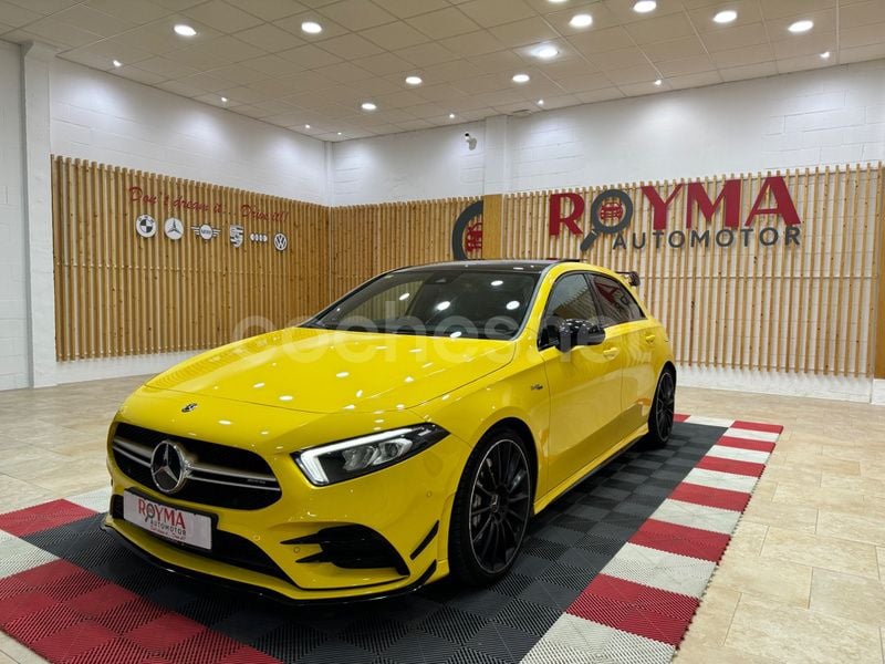 Amarillo Usado 2019 Mercedes A35 AMG Berlina | 41.999 € (Caro) - Imagen 1/4