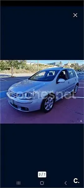 Usado VW Golf V 140 CV (102 kW) 2007 Gris / plata Berlina