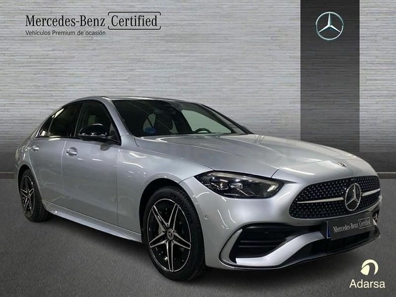 Usado Mercedes C300e AMG line 313 CV (230 kW) 2024 Gris Berlina