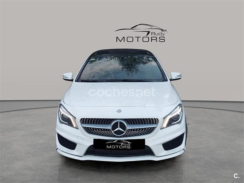 Usado Mercedes CLA200 AMG line 136 CV (100 kW) 2014 Blanco Berlina