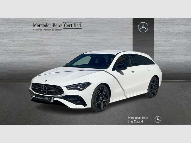 Blanco Usado 2024 Mercedes CLA200 Shooting Brake Familiar | 35.595 € (Buen precio) - Imagen 1/4