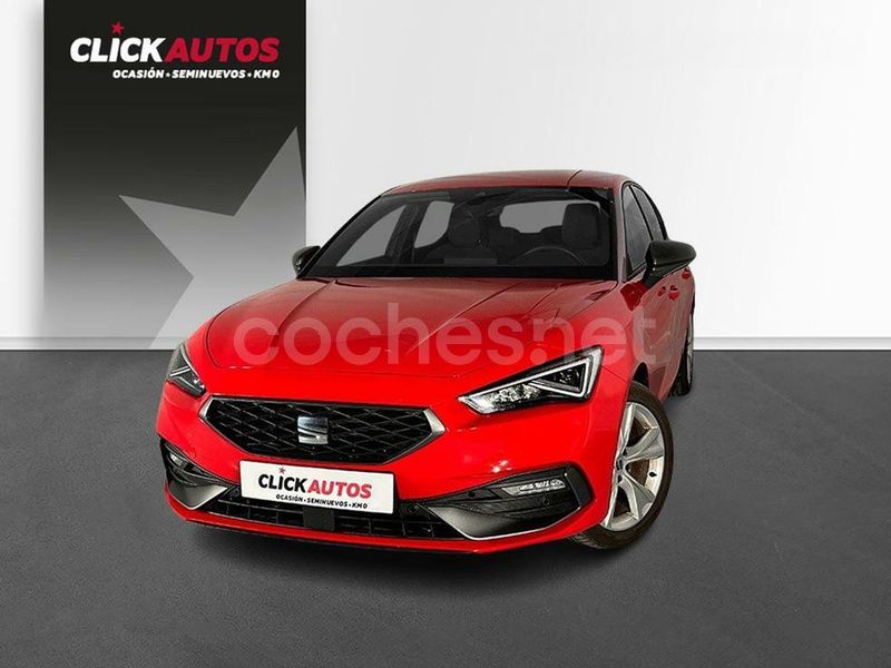 Rojo Usado 2023 Seat Leon FR Berlina | 23.600 € (Caro) - Imagen 1/4
