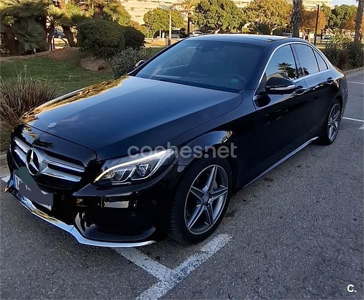 Usado Mercedes C220 170 CV (125 kW) 2018 Negro Berlina