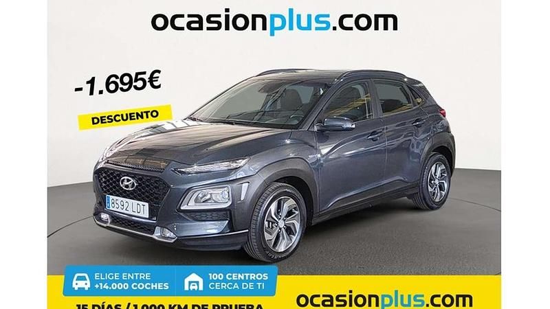 Gris Usado 2020 Hyundai Kona SUV | 16.955 € (Precio justo) - Imagen 1/4