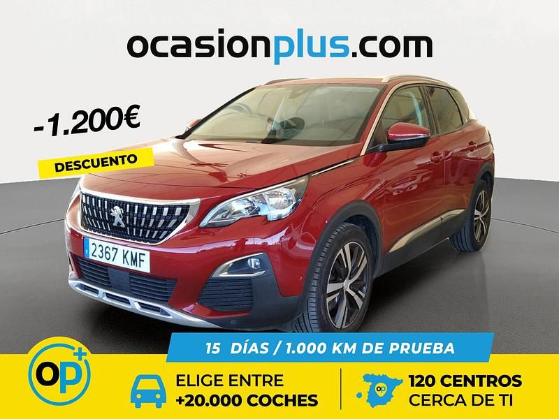 Rojo Usado 2018 Peugeot 3008 Allure SUV | 13.200 € (Precio justo) - Imagen 1/4