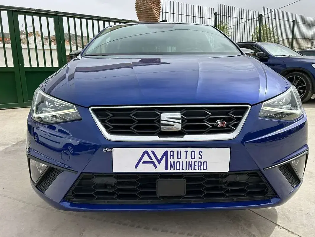 Usado Seat Ibiza FR 116 CV (85 kW) 2020 Azul Utilitario
