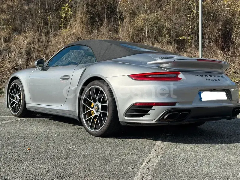 Usado Porsche 911 Turbo S Cabriolet 580 CV (426 kW) 2018 Gris / plata Descapotable