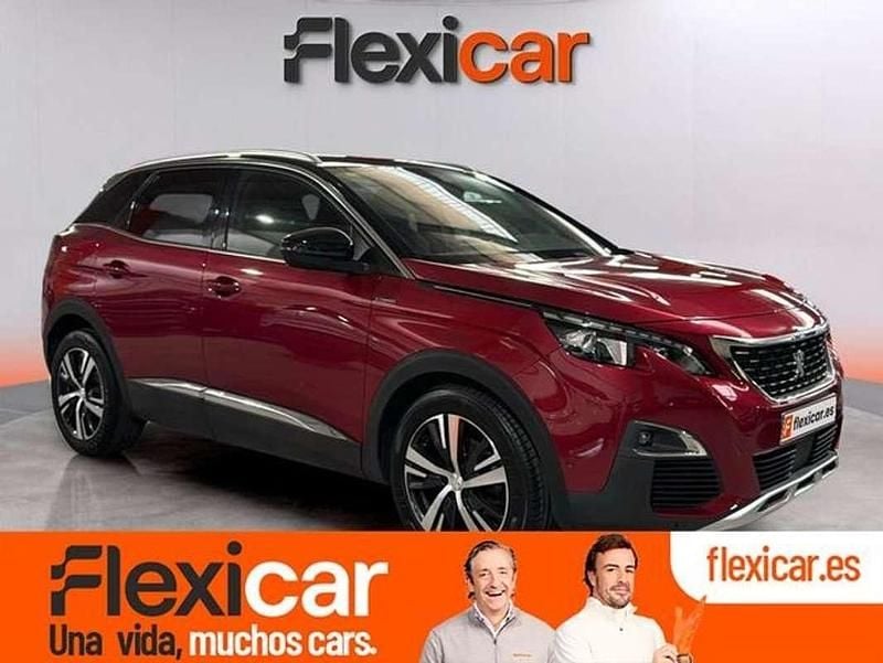 Rojo Usado 2018 Peugeot 3008 GT-line SUV | 15.790 € (Precio justo) - Imagen 1/4