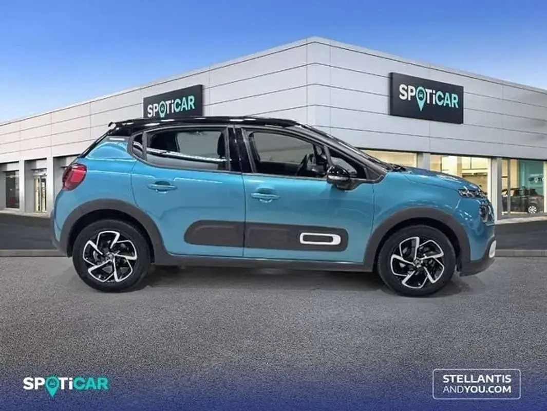 Usado Citroën C3 Feel 110 CV (80 kW) 2020 Azul Utilitario