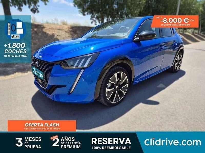 Azul Usado 2020 Peugeot e-208 GT Utilitario | 12.490 € (Super precio) - Imagen 1/3