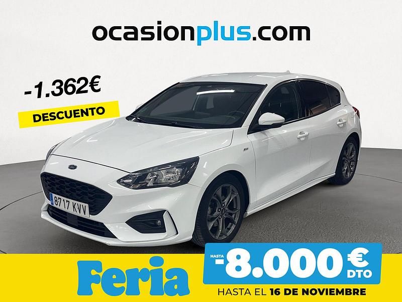 Blanco Usado 2019 Ford Focus ST-Line Berlina | 14.990 € (Precio justo) - Imagen 1/4
