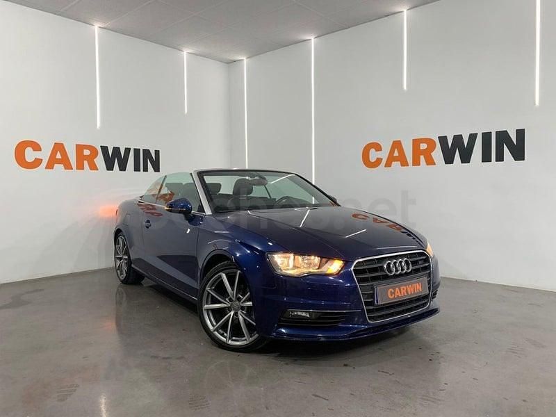 Usado Audi A3 Cabriolet Attraction 150 CV (110 kW) 2014 Azul Descapotable